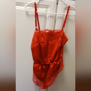 Vintage Red Teddy For Women Size M.Made By New Vintage Collectible Classics.USA.